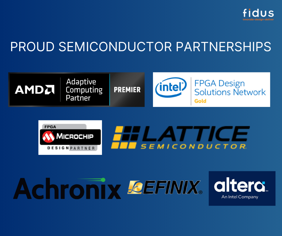 Landing page image hosting all semiconductor partner logos